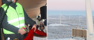 Invigning av vindkraftpark i tufft väder – 100 000 kronor per år till byarna runt vindkraftparken • ”Kan försörja 8250 eluppvärmda villor” 
