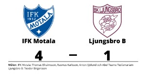 IFK Motala segrade mot Ljungsbro B på hemmaplan