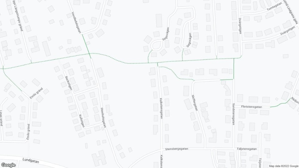 Vägar kring Kalkstensgatan 9