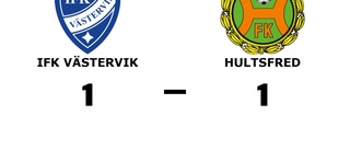 Hultsfred tappade ledning till oavgjort mot IFK Västervik