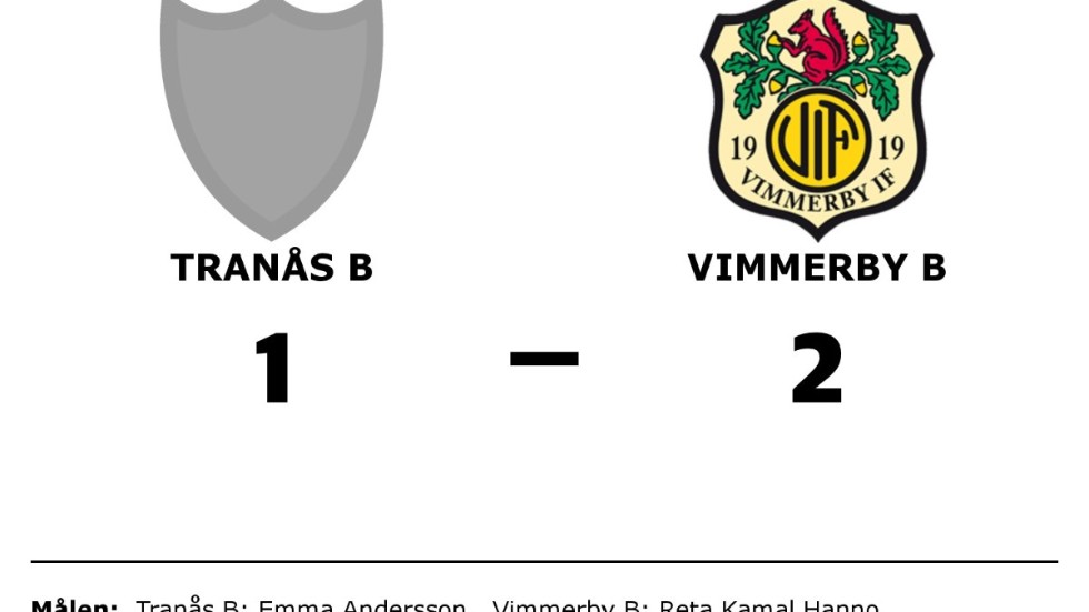 Tranås FF B förlorade mot Vimmerby IF B