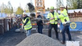 Nytt storbygge har startat i centrala Skellefteå • Många var med på första spadtaget 
