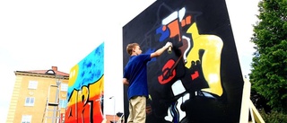 Graffitivägg för ungdomar