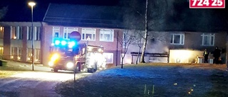 Brand stänger skola i Strängnäs