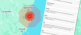 Skellefteå earthquake: did the earth move for you?