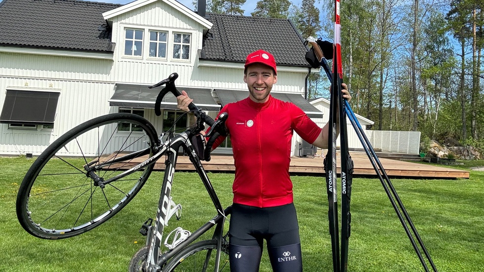 Cykel, simning, löpning och skidåkning. Andreas Andersson är redo att genomföra en svensk klassiker.