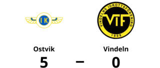 Vindeln en lätt match för Ostvik som vann klart