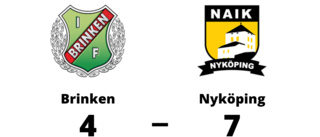 Seger med 7-4 för Nyköping mot Brinken