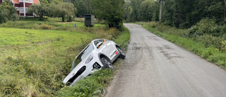 Trafikolycka utanför Finspång – körde i diket