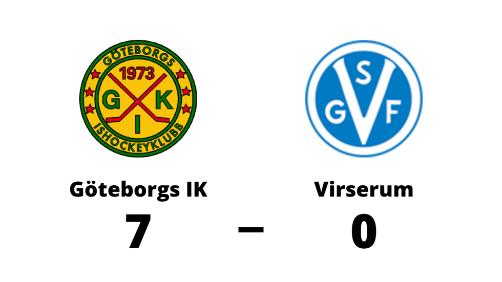 Göteborgs IK vann mot Virserum