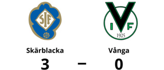 Vånga föll med 0-3 mot Skärblacka