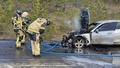 Räddningstjänst larmades om brand i personbil      