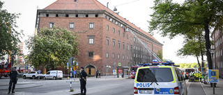 Brand i anrik Stockholmsbyggnad