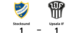 Af Ekenstam fixade kryss i 88:e minuten för Upsala IF mot Stocksund