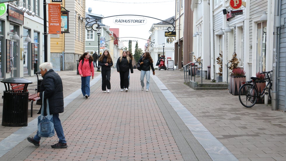 Mer än en miljard kronor spenderades i Piteås stadskärna