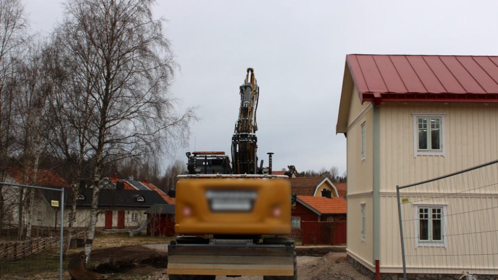 Stölden inträffade på en byggarbetsplats vid Astrid Lindgrens värld. 