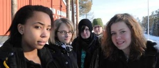 Unga filmare på regiläger i Luleå