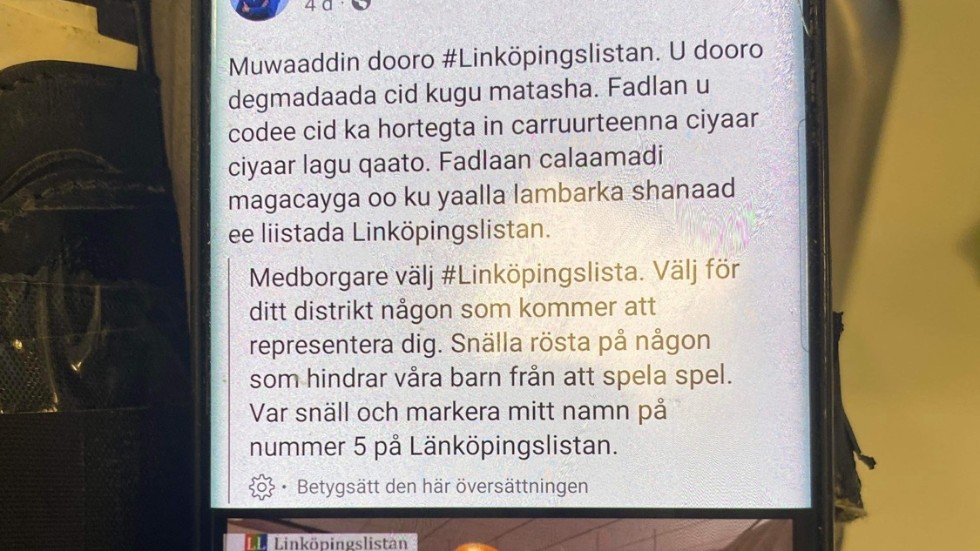 Correns artikel handlar om en LL-politiker som i sociala medier avger ett vallöfte som handlar om att barn omhändertas för lätt i Linköping, skriver Maria Kustvik, Correns chefredaktör.