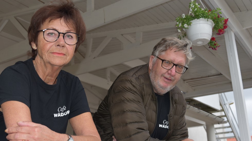 Britt Axelsson och Göran Augustsson har startat kafé och turistboende efter omfattande renovering.