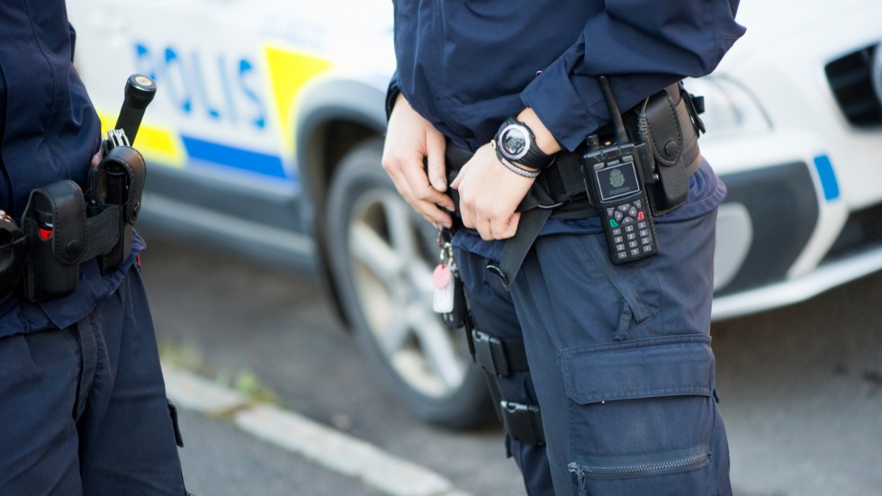En bilförare stoppades i centrala Vimmerby på lördagen.