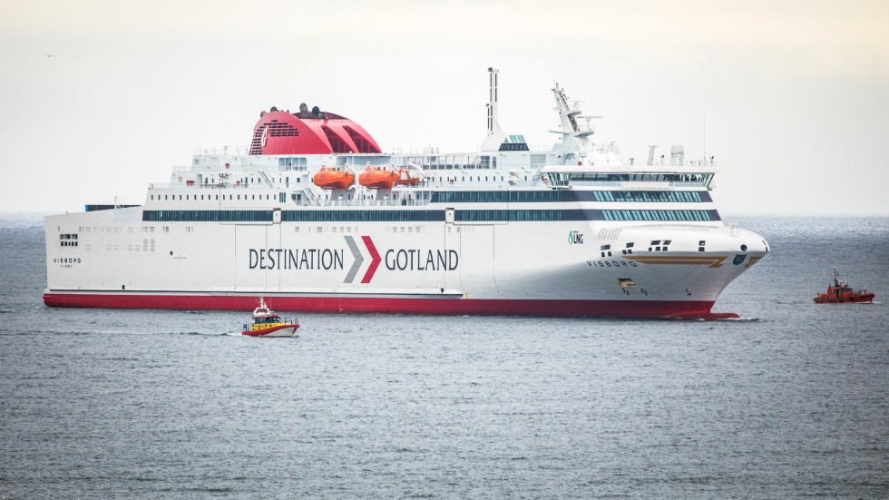 Destination Gotlands nya färja Visborg har kört närmare en tiondel av sina turer på diesel i stället för LNG, som fartyget är byggt att drivas på. 