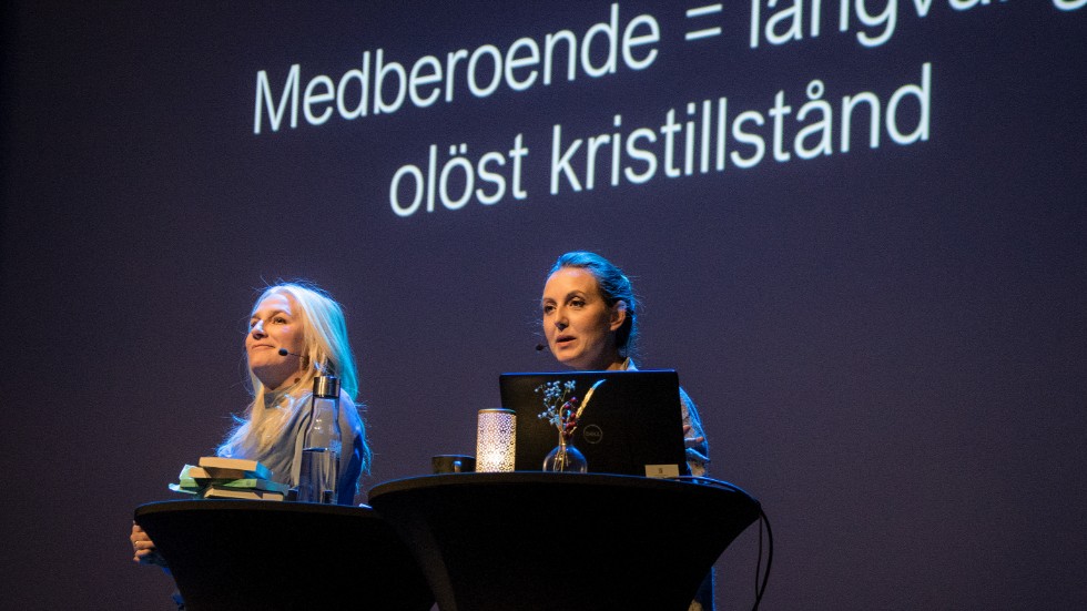 Ann Söderlund och Sanna Lundell berättar om medberoende.