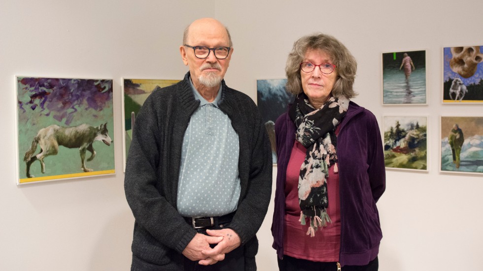 Konstnärsparet Bertil Sundstedt och Karin EE von Törne Haern har vigt sina liv åt konsten.
