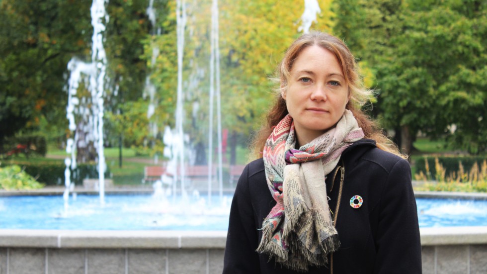 Rebecka Hovenberg vill se ett grönare Linköping. "Vi måste genomföra en fullständig omställning i samhället och av vårt ekonomiska system."