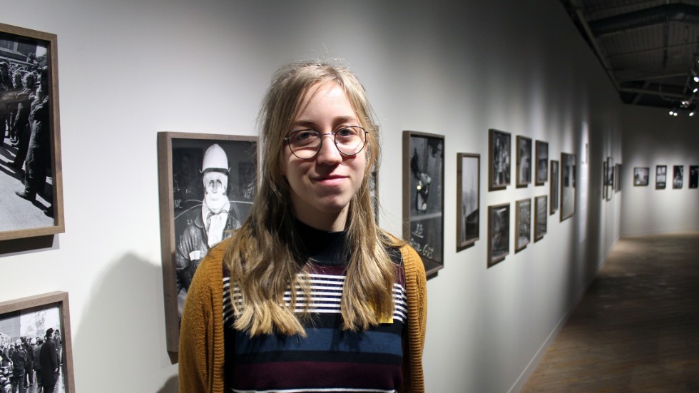 Sara Grevlund är vikarierande intendent på Arbetets museum, hon har ansvarat för utställningen.