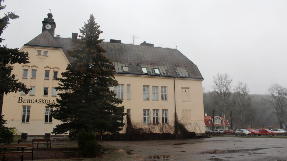 Till höger om Bergaskolan, där det nu är parkering, kan det bli aktuellt med ett nybygge.