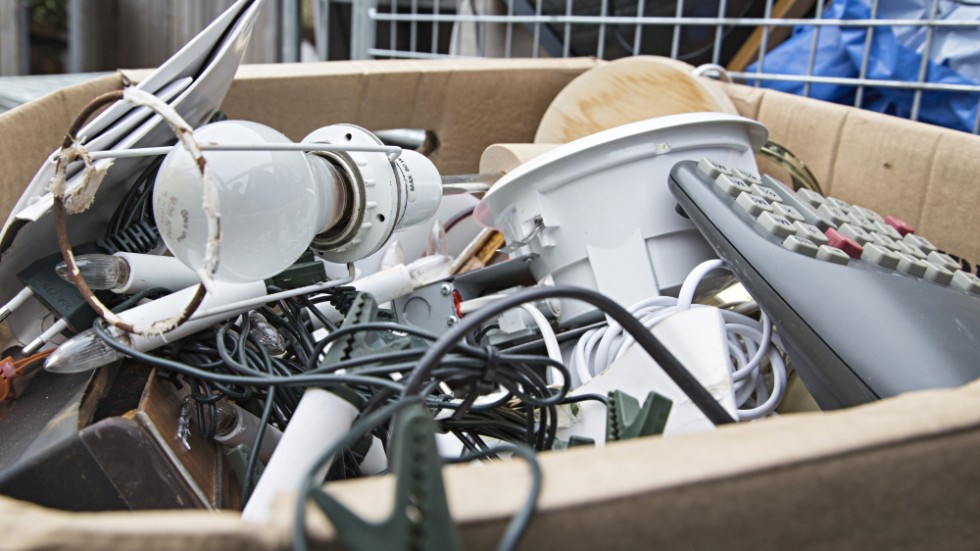 Hushållen i Västerbotten lämnade förra året in 2,1 miljoner kilo elektronik till återvinning.