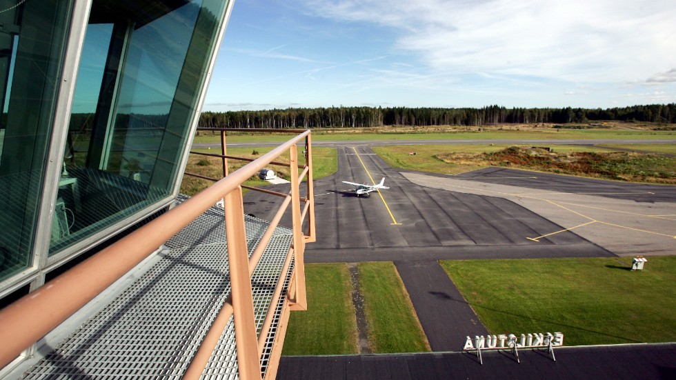 Eskilstuna flygplats i Kjula.