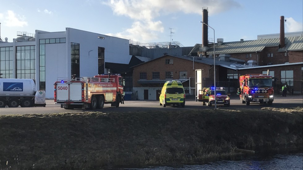 Räddningstjänsten fick rycka ut till Åbro Bryggeri den 11 mars sedan ett begränsat utsläpp av klorgas skett.