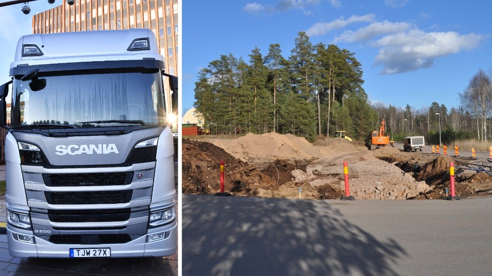 Lastbilar ska få parkering i Österbymo.