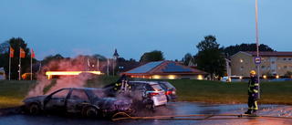 Ögonvittne till bilbrand: "Vi upplevde det som läskigt"