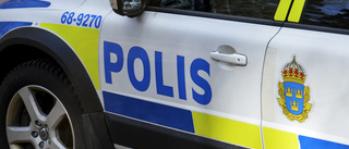 Misstänkt blåljussabotage mot polisbil i city