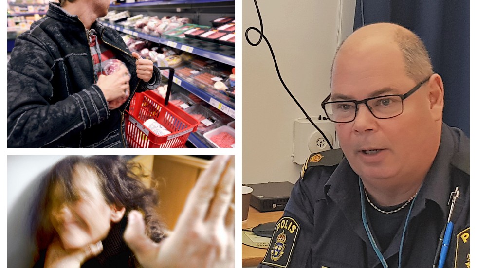 Stölder i butiker har fördubblats. "Vi har jobbat mycket för att få handlarna att anmäla alla stölder" säger Kommunpolisen Håkan Karlsson. Även misshandelsfallen inomhus har ökat en del i Hultsfreds kommun.