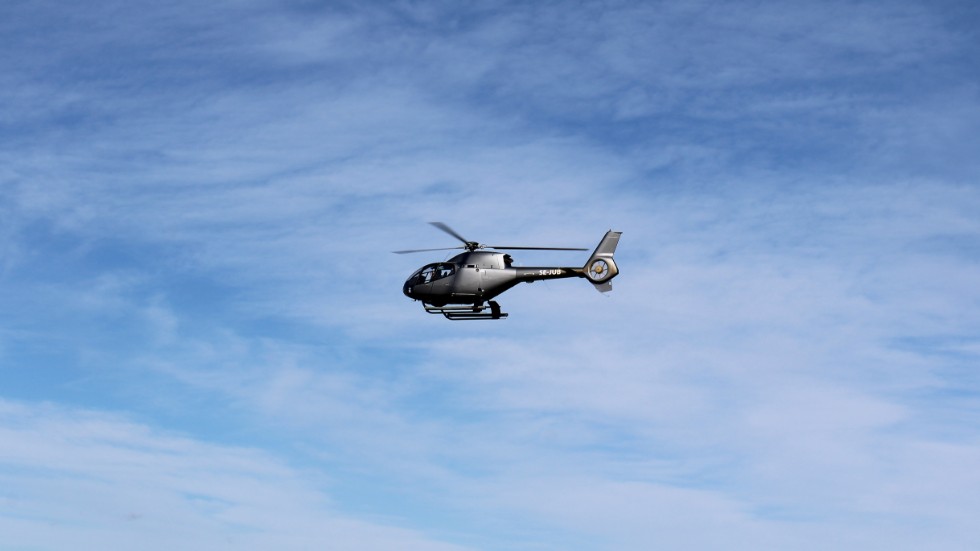 Många tog chansen att ta en rundtur med helikopter och se Norrköping från ovan.
