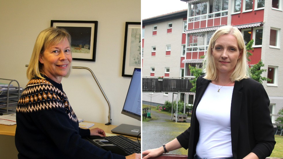 Bildningsförvaltningens chef Eva Holm och vård- och omsorgsförvaltningens chef Ida Björkman förbereder sina verksamheter för ett stort personalbortfall.