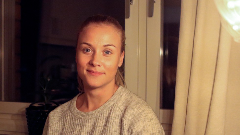 Stina Karlsson har fullt fokus på att komma tillbaka från korsbandsskadan.