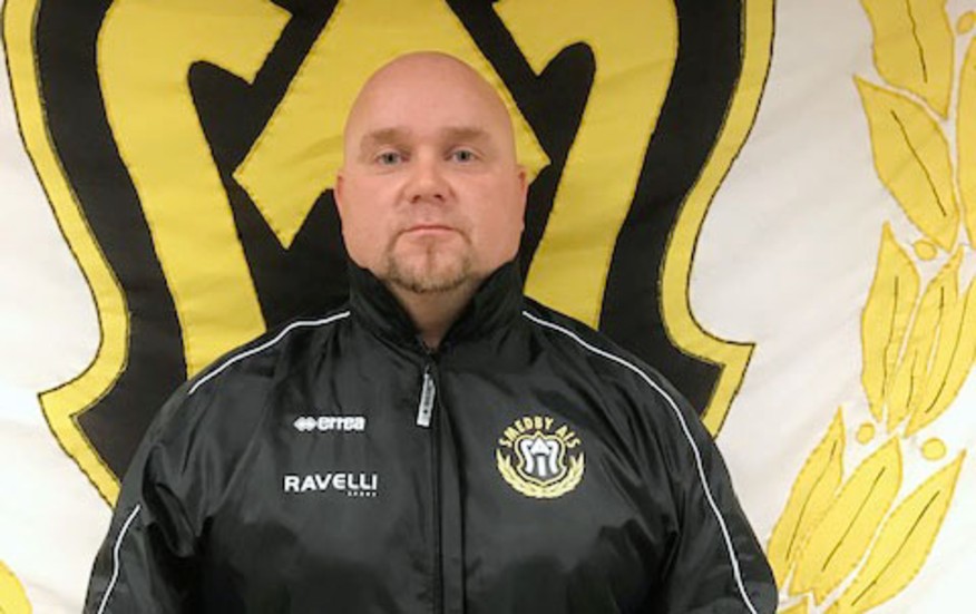 Rickard Larsén, tränaren.