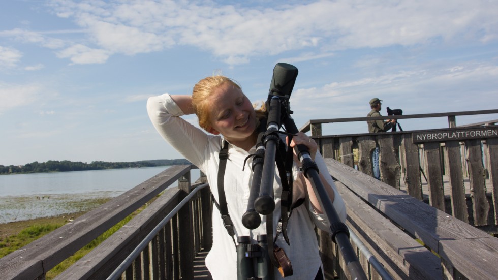 25-åriga Sofie Hellman har blivit utsedd till Årets fågelskådare i Sverige.