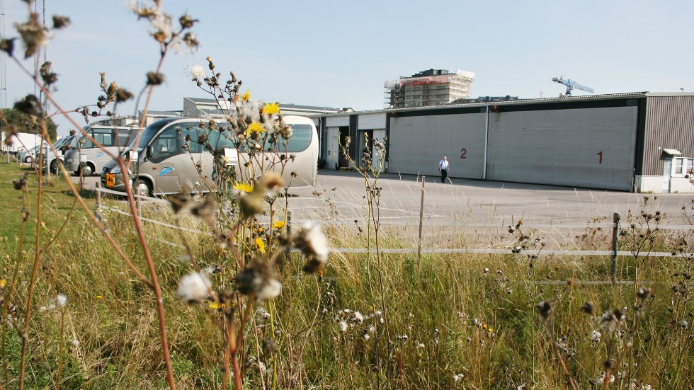 Fastigheten med bussgaragen är den sista, stora obebyggda tomten i Södra Ekkällan.