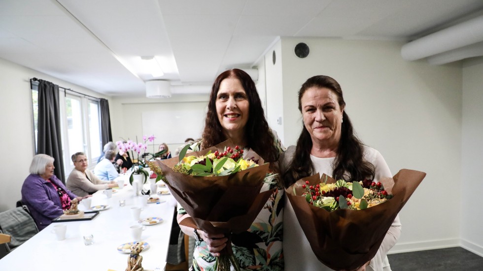 Jane Amnefalk och Christina Nilsson  har fått årets "Tryggve-stipendium" av Stångåstaden för sitt arbete med en seniorgrupp i Skäggetorp.