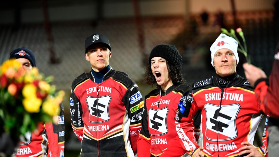 Przemyslaw Pawlicki, Gleb Chugunov och Fredrik Lindgren var alla med och körde hem Smedernas tredje raka SM-guld.