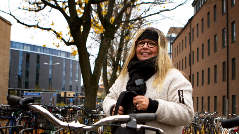 "Jag är lite orolig för cykelstölder. Jag ska köpa ett nytt lås så att jag alltid kan använda dubbla", säger Helena Grannas som på kort tid blivit av med två cyklar.