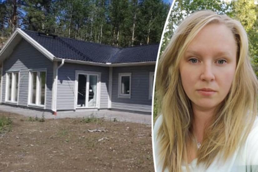 Janette Larssons familj drabbades av inbrott i sitt nybyggda hus.