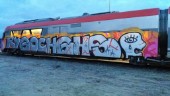 Stort problem med klotter på tåg i Vimmerby