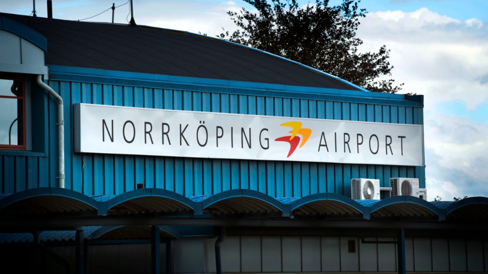 På onsdagen var lugnet tillbaka på Norrköpings flygplats.