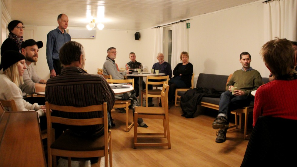 Boende i Vånga träffades för att diskutera hur de kan få till ett mer varierat bostadsbygge i området.